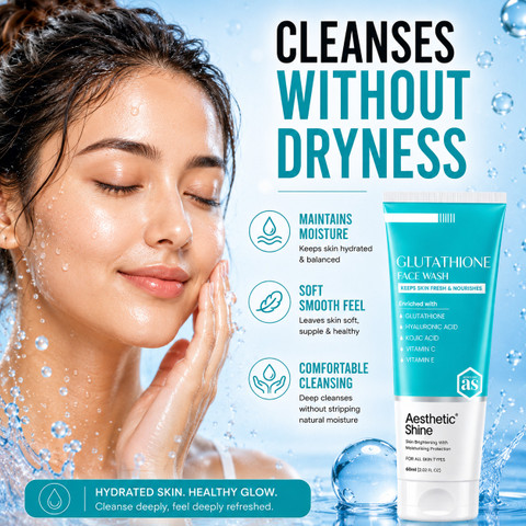 glutathione skin whitening face wash L-Glutathione and healthier Glutathione Face Wash With Kojic
