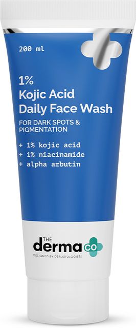 The Derma Co 1% Kojic Acid with Niacinamide & Alpha Arbutin For Dark Spots Face Wash (200 ml) - Image 5