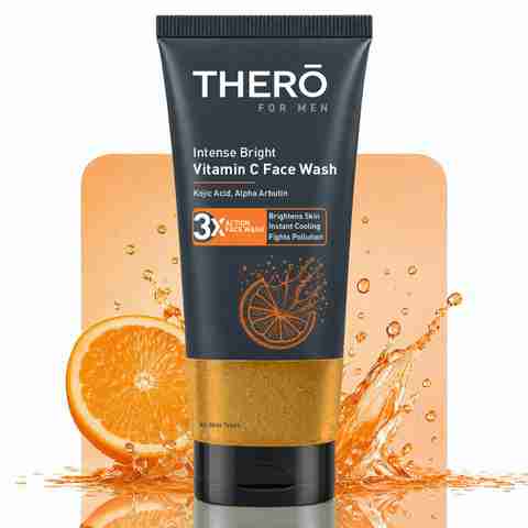 THERO for Men Intense Bright Vitamin C Face Wash (100 ml) - Image 3