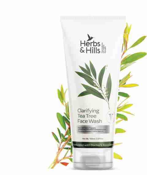 herbs and hills glutathione face wash & Clarifying Tea Tree 100ml NEOGEN - Surmedic Super Size:Full Size oclumed nutritional eye drops