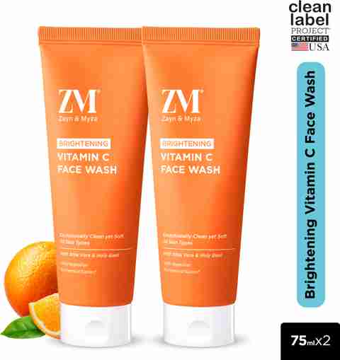 ZM Zayn & Myza Bright Me Up Vitamin C All Skin Type|Pack of 2 Face