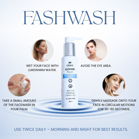 glutathione face wash for men 5% Niacinamide | Salicylic Acid, & Zinc excess oil Best Glutathione Facewash , Skincare,