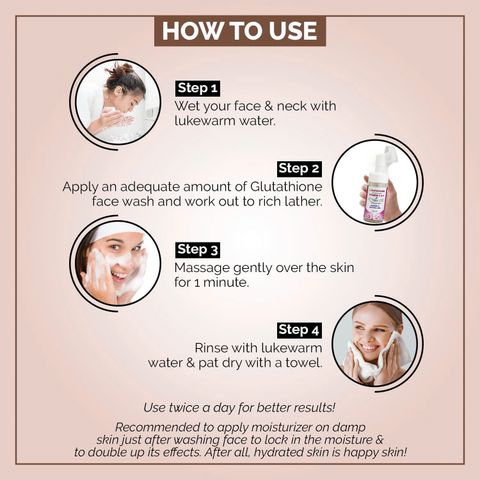 does glutathione face wash work GLUCILL L-Glutathione Facewash for Sensitive Skin, Acne, Melanin Control &  Clean Pores Face Wash