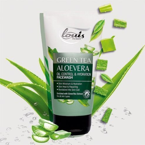 Louis herbals Green Tea Aloevera Oil Control & Hydration Facewash Pack of 2  Face Wash - Price in India, Buy Louis herbals Green Tea Aloevera Oil  Control & Hydration Facewash Pack of