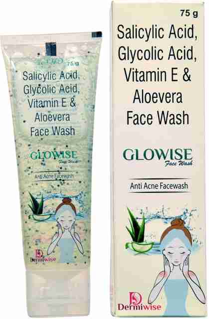 glowise Aloevera, Glycolic Acid, 2% Salicylic Acid, Vitamin E, Face Wash -  Price in India, Buy glowise Aloevera, Glycolic Acid, 2% Salicylic Acid,  Vitamin E, Face Wash Online In India, Reviews, Ratings