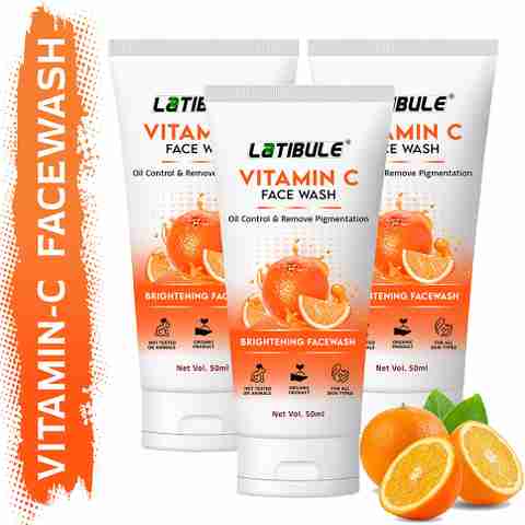 Latibule Foaming Vitamin C Face Wash with Brush, 50ml - Image 5