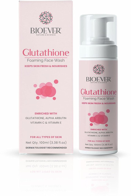 benefits of glutathione and vitamin c Bioever Brightening L-Glutathione - Vitamin C & E, Alpha Arbutin, Aloe  Vera(Pack of 1) Face Wash - Price in India, Buy Bioever Brightening L- Glutathione