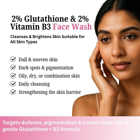 Iguana 2% Glutathione & 2% Vitamin B3 Brightening Face Wash