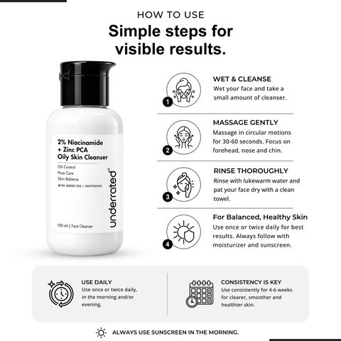 Underrated 2% Niacinamide + Zinc PCA Cleanser 200ml - Image 7