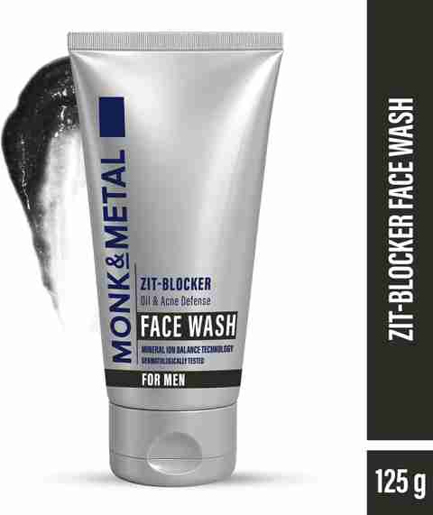 MONK&METAL Zit Blocker Acne & Oil Control for Men with Charcoal and Volcanic Ash Face Wash (125 g) - Image 5