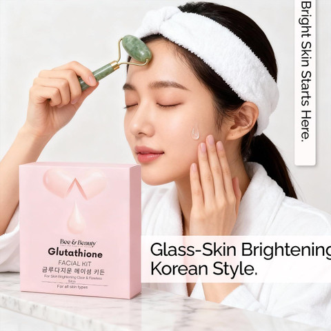Bee & Beauty - Feel the magic of Honey Glutathione Facial Kit for Clear, Glowing, Hydrated & Poreless Skin - Price in India, Buy Bee & Beauty