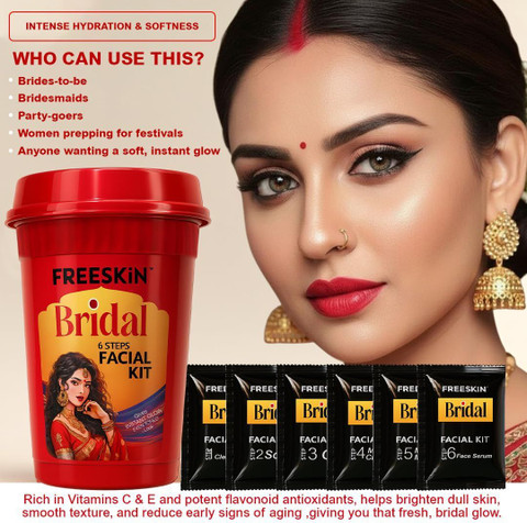 freeskin Bridal Facial Kit for Brides & Glow Lovers | 6 Steps