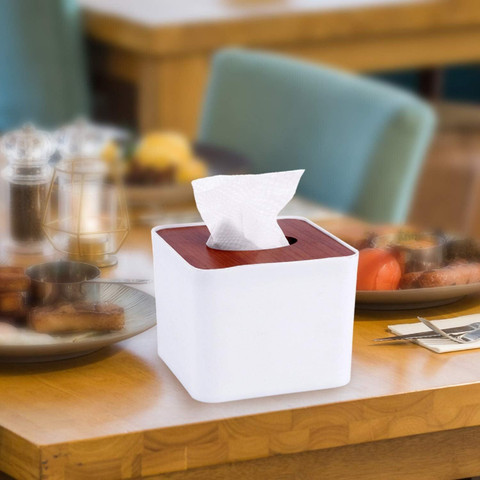 KR STORE Facial Paper Dispenser Hotel Bathroom Table Top Tissue