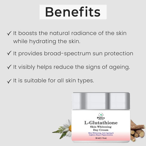 glutathione face cream benefits Pattra L-Glutathione Face Cream For Skin Whitening, Anti Ageing&Brightening  Price in India