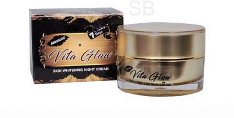 vita glow Advanced glutathione Skin Whitening Night Cream (pack of 1)