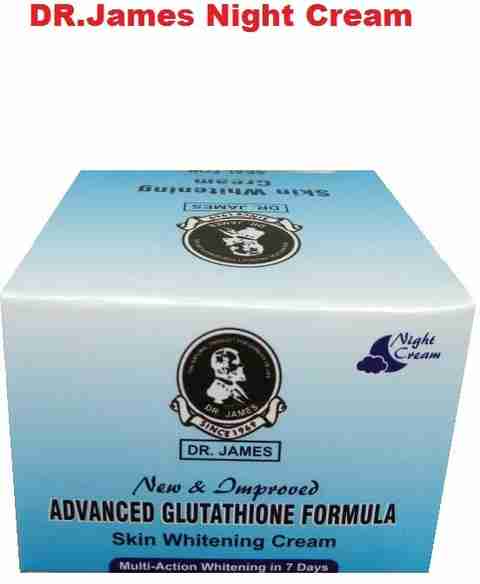 dr james glutathione cream DR.JAMES Advanced Glutathione Formula Night Cream For Anti Tan Skin
