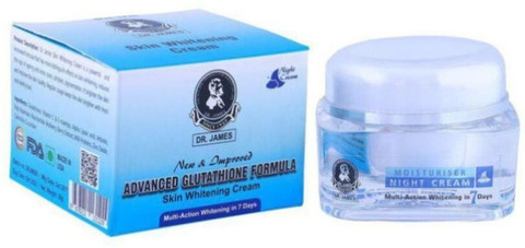 dr james glutathione made in usa Skin Whitening Night Cream Price in India Perbedaan Minuman Kolagen dan Packing:60 grams Specific Body Health & more