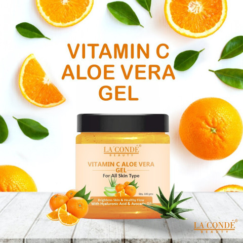 La'Conde Vitamin C Aloe Vera Gel For Even Tone Skin Pack of 3 of 100 gms  Price in India - Buy La'Conde Vitamin C Aloe Vera Gel For Even Tone Skin  Pack