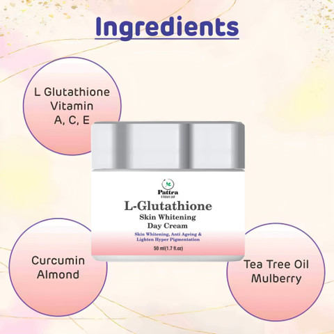 Pattra L-Glutathione Face Cream For Skin Whitening, Brightening&Anti Ageing  Price in India