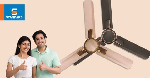 STANDARD GLITZR ES 48 Inch with 2 Year Warranty 1200 mm Ceiling