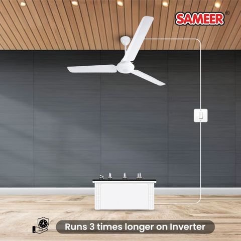 Sameer Smart 28 Watt | Auto Cleaning Blades Function | Remote Control ...