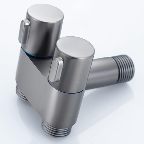 SHOPONIL 1-In-2 Out Dual Control Valve, Bathroom Faucet Double