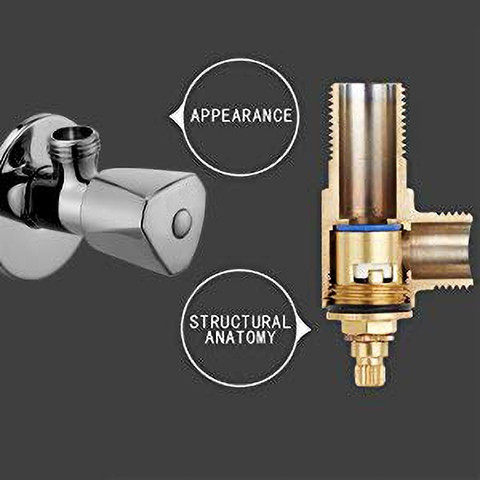 Parryware Trigon Brass angle valveTap set of 9 pic 178 Trigon