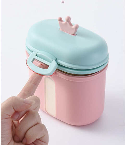 GUCHIGU Baby Portable Milk Powder container with spoon Set BPA Free Food  storage Box plastic