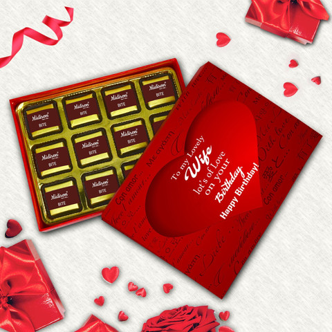 Midiron Gift For Wife Birthday Special| Chocolate Gift Box For