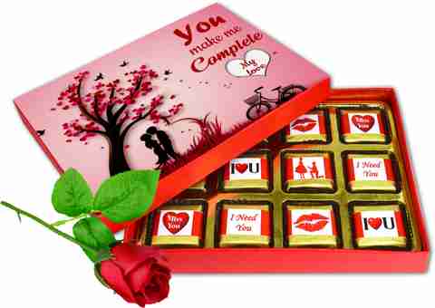 Midiron Romantic Chocolate Gift Pack for Girlfriend, Wife