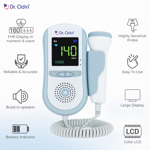 ubuy portable baby heartbeat monitor doppler
