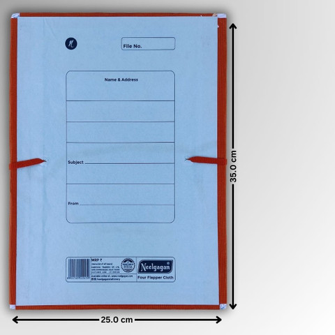 Flipkart.com | NEELGAGAN Cloth Four Flapper File (Cloth) (25.5 cm