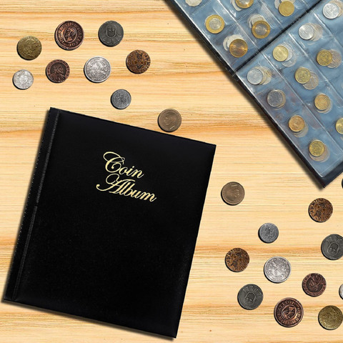 ZFVI  250 Pocket Coin Collection Album Coin Storage Album Coin Storage Storage Book For Commemorative Coin Storage I4714412309