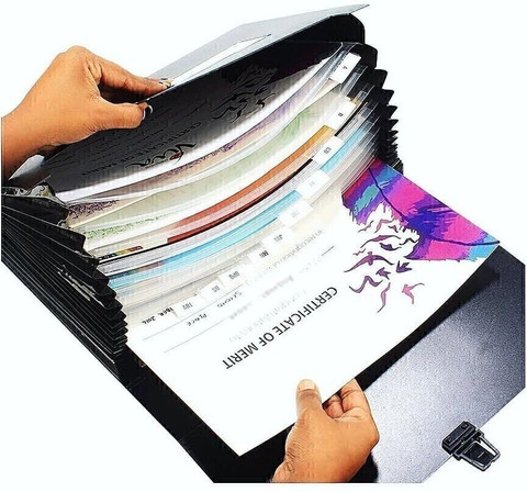 Flipkart.com | NIVIZEN Expanding Plastic File Folder 13 Pockets
