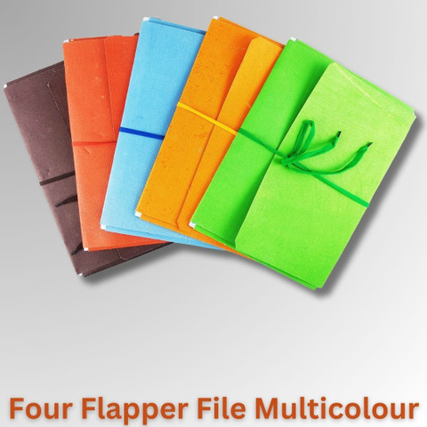 Flipkart.com | NEELGAGAN Cloth Four Flapper File (Cloth) (25.5 cm