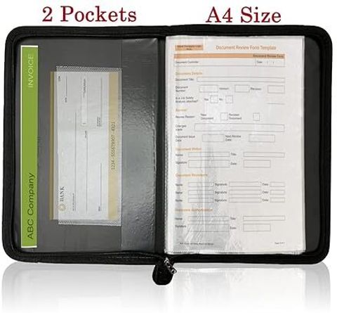 Flipkart.com | TRENDY ONE Faux Leather 40 LEAF Document file & folder ...