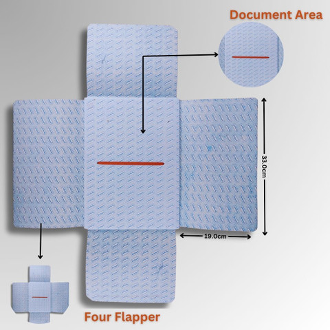 Flipkart.com | NEELGAGAN Cloth Four Flapper File (Cloth) (25.5 cm