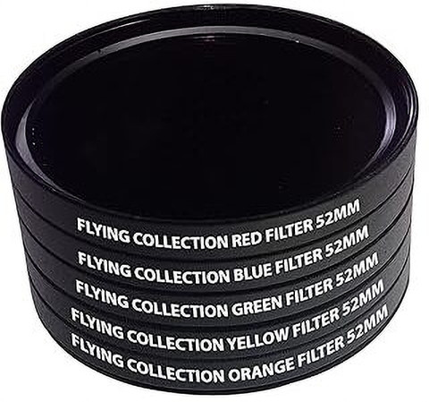 37mm Full Color Lens Filter Set - 5 Color Filters For SLR Cameras
