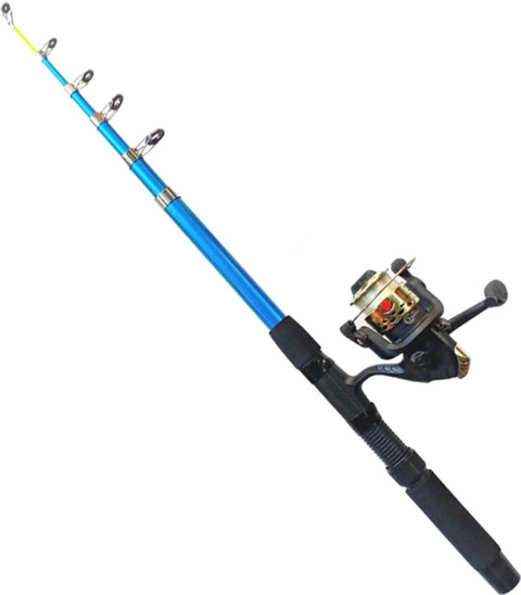 Bright Fishing rod with wheel SPRED Bega 200 Multicolor