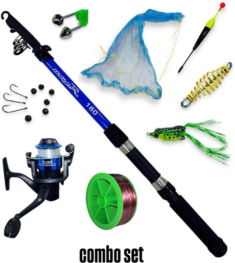 MGM FISHING COMBO SET MINICOMBO2 Maroon Fishing Rod Price in India