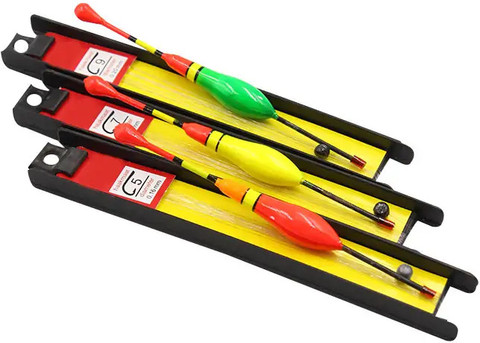 PRO HUNTER Carp Fishing Float Fish Line Bobber With Hook (3PCs) Floater  with Fishing Line Hook Multicolor Fishing Rod