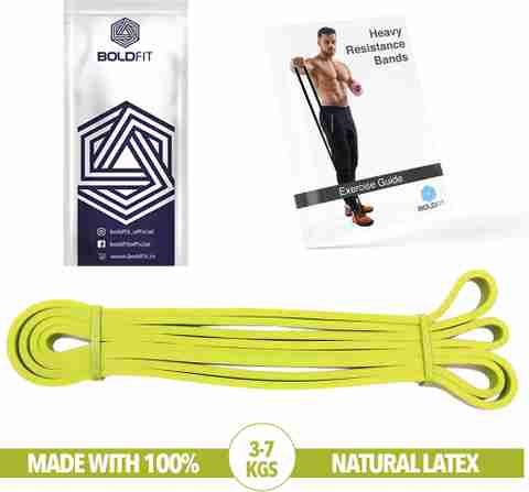 BOLDFIT Heavy For Exercise Stretching Tube For Men Women Resistance Band