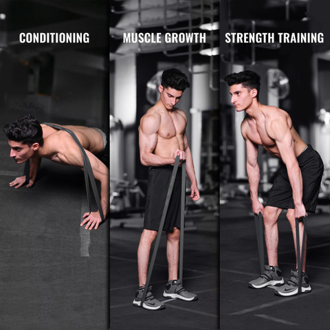 SLOVIC TPE Bands for Workout Pull Up Stretching |Heavy Duty