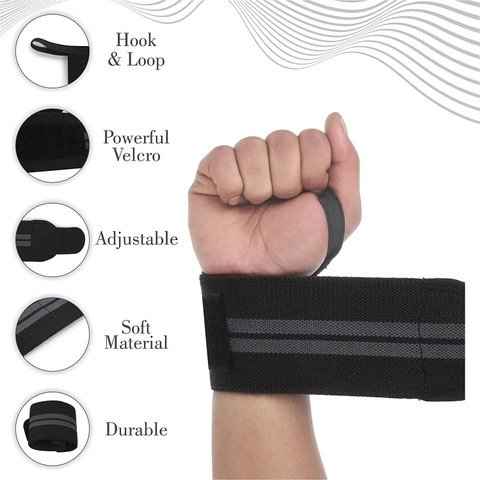 Dr Pacvu Set 2|Gun Hand Gripper1 Wrist Support Arm Band Rubber  Stretcher Gym Exercise Fitness Accessory Kit Kit