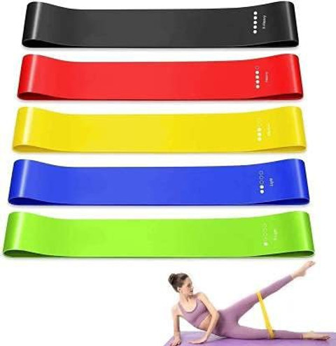 NS WORLD Resistance Loop Bands for Legs and Hand Loop Elastic Belt