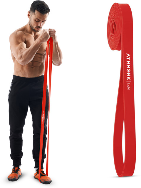 Athmonk Power Loop Exercise Band Stretch Bands for Workout 7-15  kg,Light Resistance Band