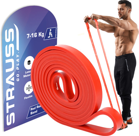 Strauss Resistance Exercise Band for Chin Ups Strength Training|  Stretching Pull Ups Resistance Band