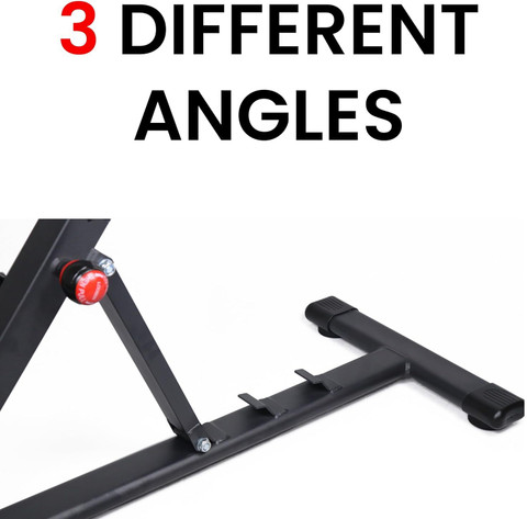 CAPHAUS Adjustable Roman Chair - 90 Degree Hyperextension Bench For Back & Core Strength Training