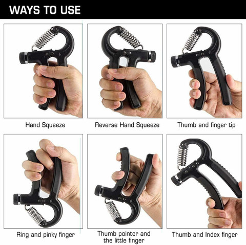 I-Birds Enterprises Adjustable Hand Grip Strengthener Ideal for