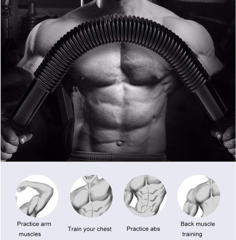 ShopiMoz Upper Body Workout Arm and Forearm Exercise Rod - 30KG Power ...